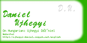 daniel ujhegyi business card